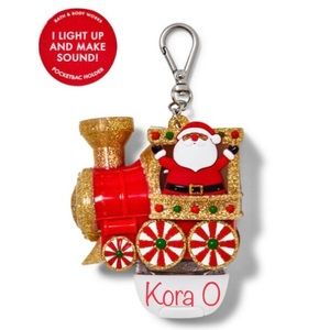BBW Holiday Santa Train Pocketbac Holder